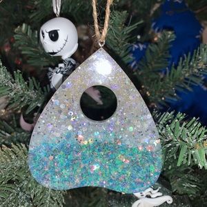 4/10$ Ouija Planchette Christmas Ornament